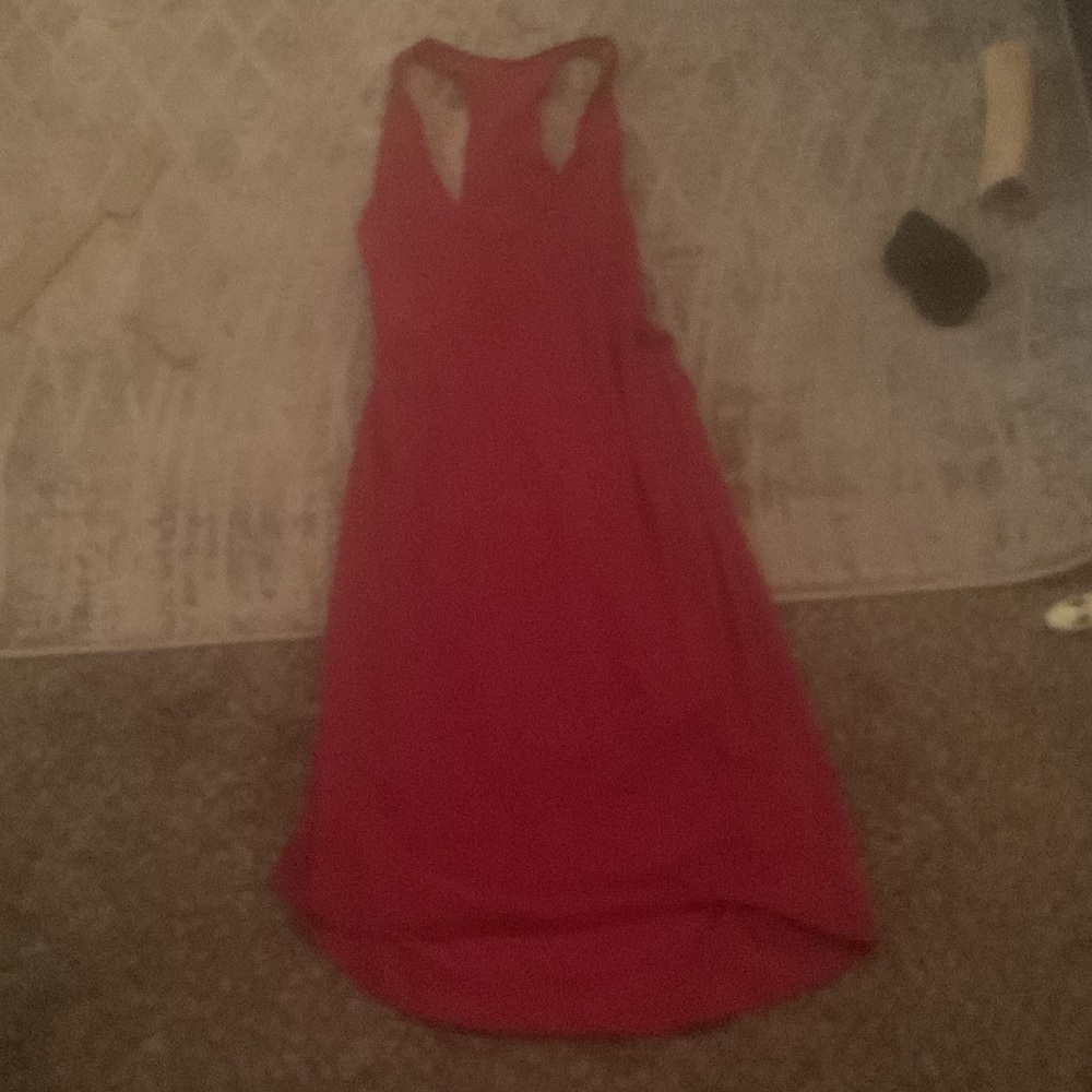 lululemon athletica Red Backless Dress